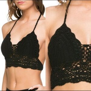 The Kali Boho Crochet Halter Top